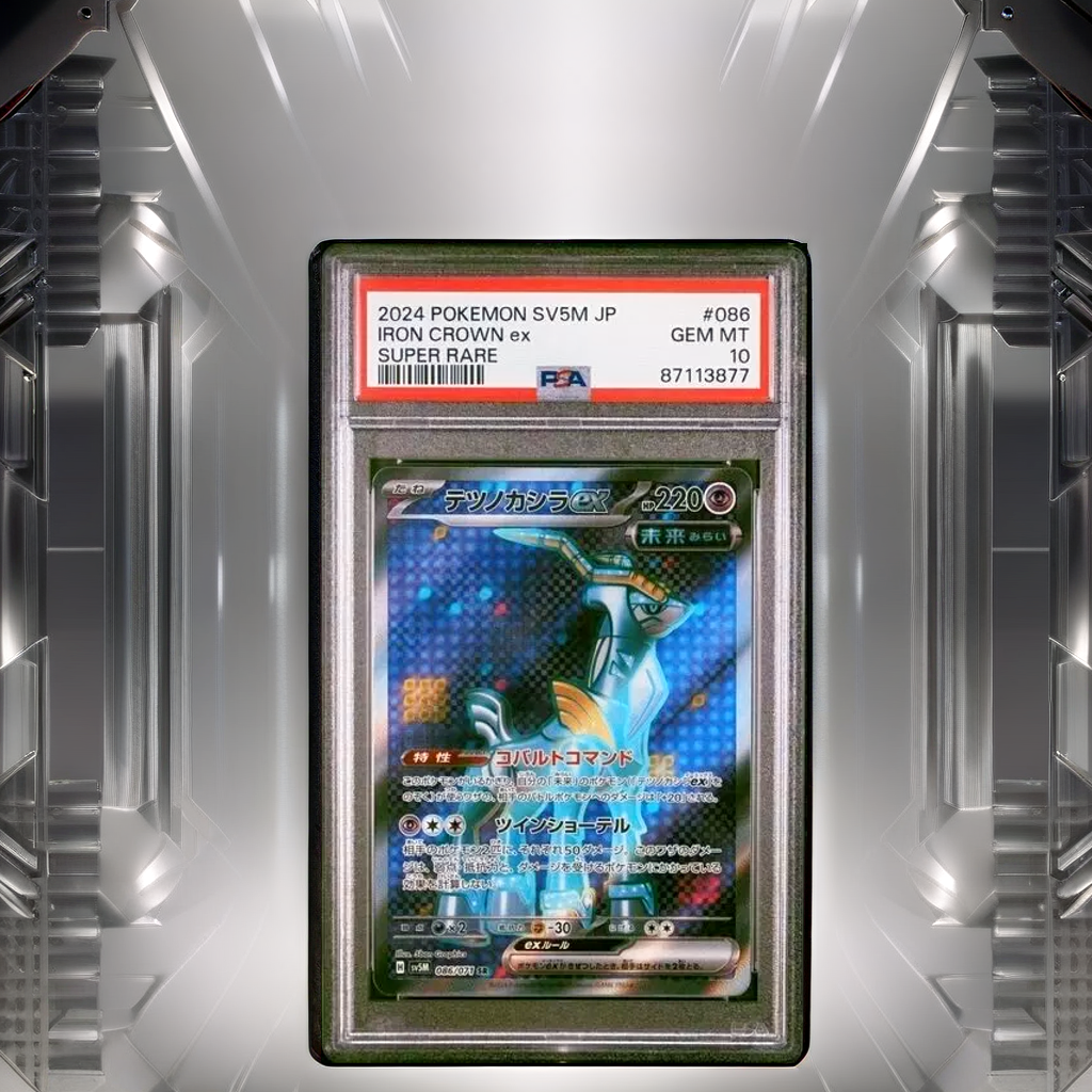 Pokemon Iron Crown Ex 86 SV5M-Cyber Judge Japanese Super Rare Gem Mint 10 (2024)