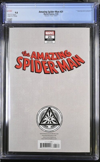 Amazing Spider-Man #21 Nakayama Virgin Edition Silk CGC 9.8  (2023)