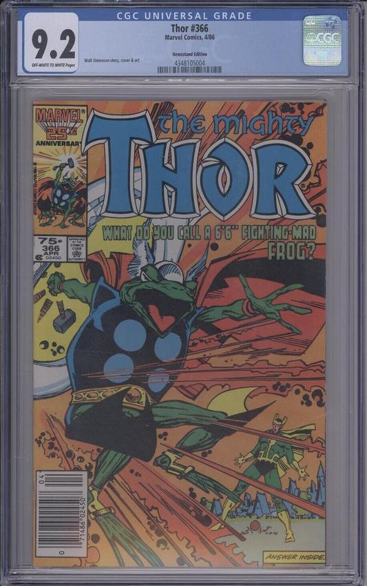 Thor #366 |  CGC 9.2  (1986)