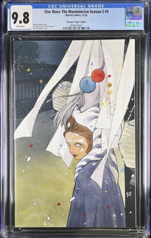 Star Wars: The Mandalorian Season 2 #5 Momoko "Virgin" Edition CGC 9.8 (2023)