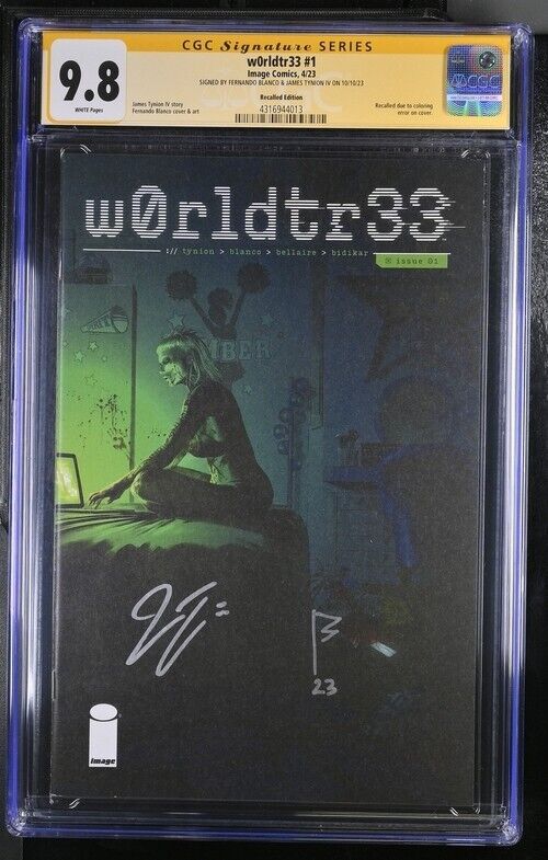 W0rldtr33 #1 Recalled Edition Signed by Blanco & Tynion IV