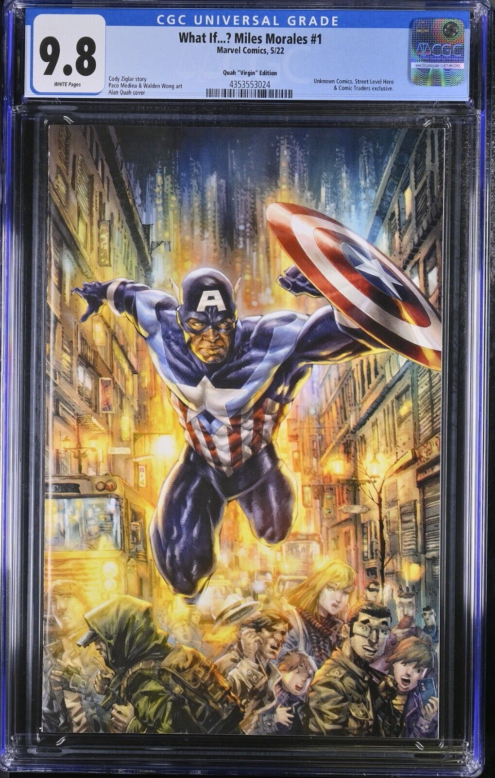 What if...? Miles Morales #1 - CGC 9.8 - Quah Virgin Edition (2022)