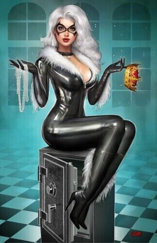 Amazing Spider-Man - Issue #25 - Nathan Szerdy Black Cat Virgin Variant NM+