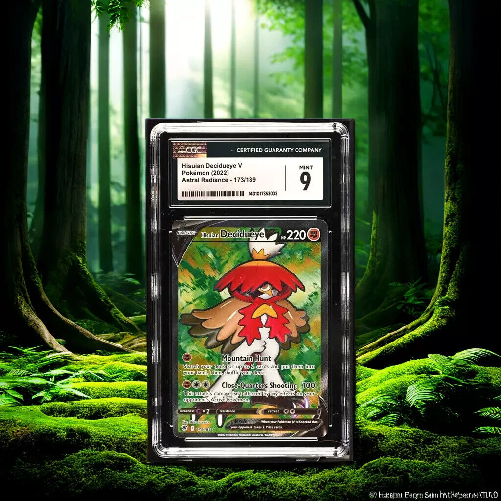 Pokemon Hisuian Decidueye V 173/189 Astral Radiance English Ultra Rare 9 (2022)