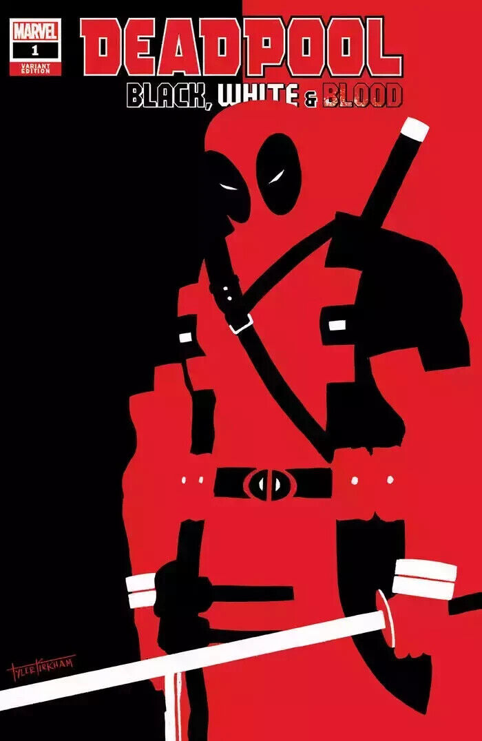 Deadpool: Black, White & Blood #1 Kirkham Variant Cover (2021)