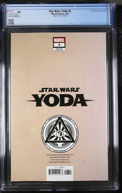 Star Wars Yoda #3 Exclusive Virgin Variant Yagawa CGC 9.8 (2023)