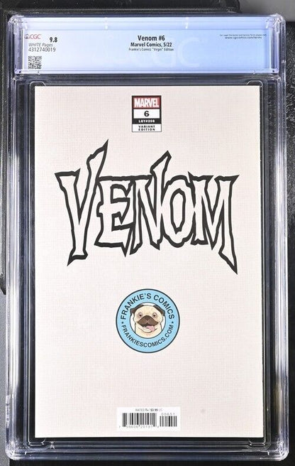 Venom # 6 Gabriele Dell'Otto Virgin Variant CGC 9.8 (2022)