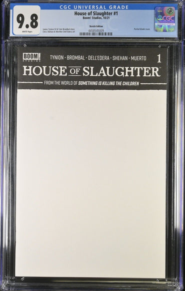 House of Slaughter #1 Sketch Edition CGC 9.8 (2021)