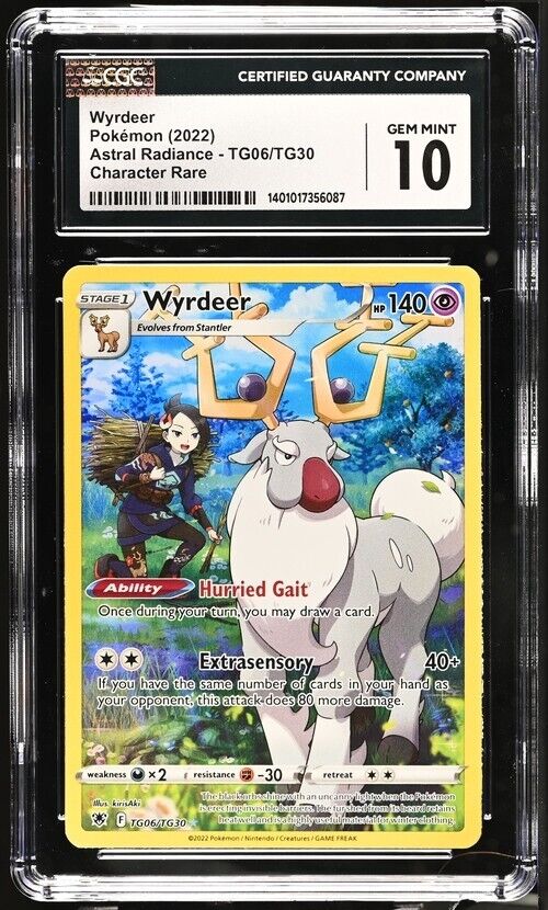 Pokemon Wyrdeer TG06/TG30 Astral Radiance English Character Rare GemMint 10 2022