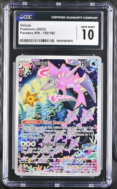 Pokemon Veluza 192/182 Paradox Rift - PAR EN English Gem Mint 10 (2023)