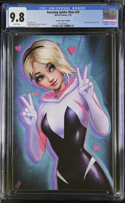 Amazing Spider-Man #29 Szerdy "Virgin" Edition CGC 9.8 (2023)