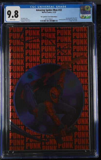 Amazing Spider-Man #33 Yoon Virgin Foil Variant Convention Edition CGC 9.8