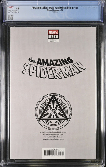 Amazing Spider-Man: Facsimile Edition #121 Foil Edition CGC 9.8 (2023)