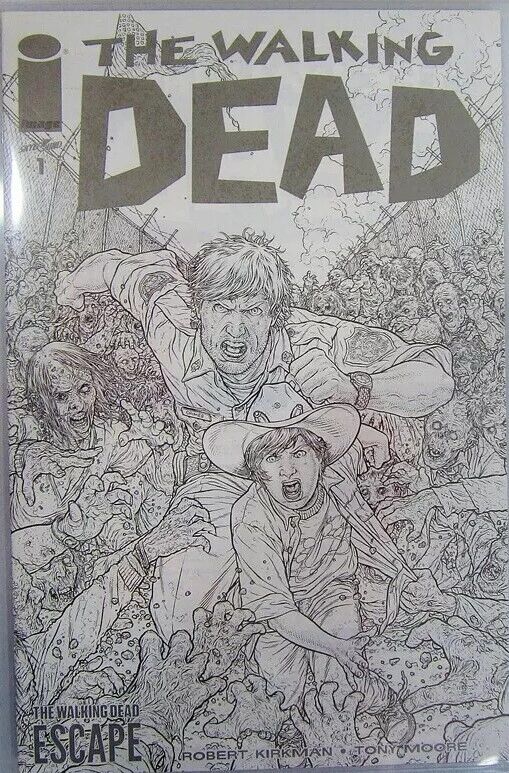 Walking Dead #1 Escape Sketch Edition Juan Jose Ryp