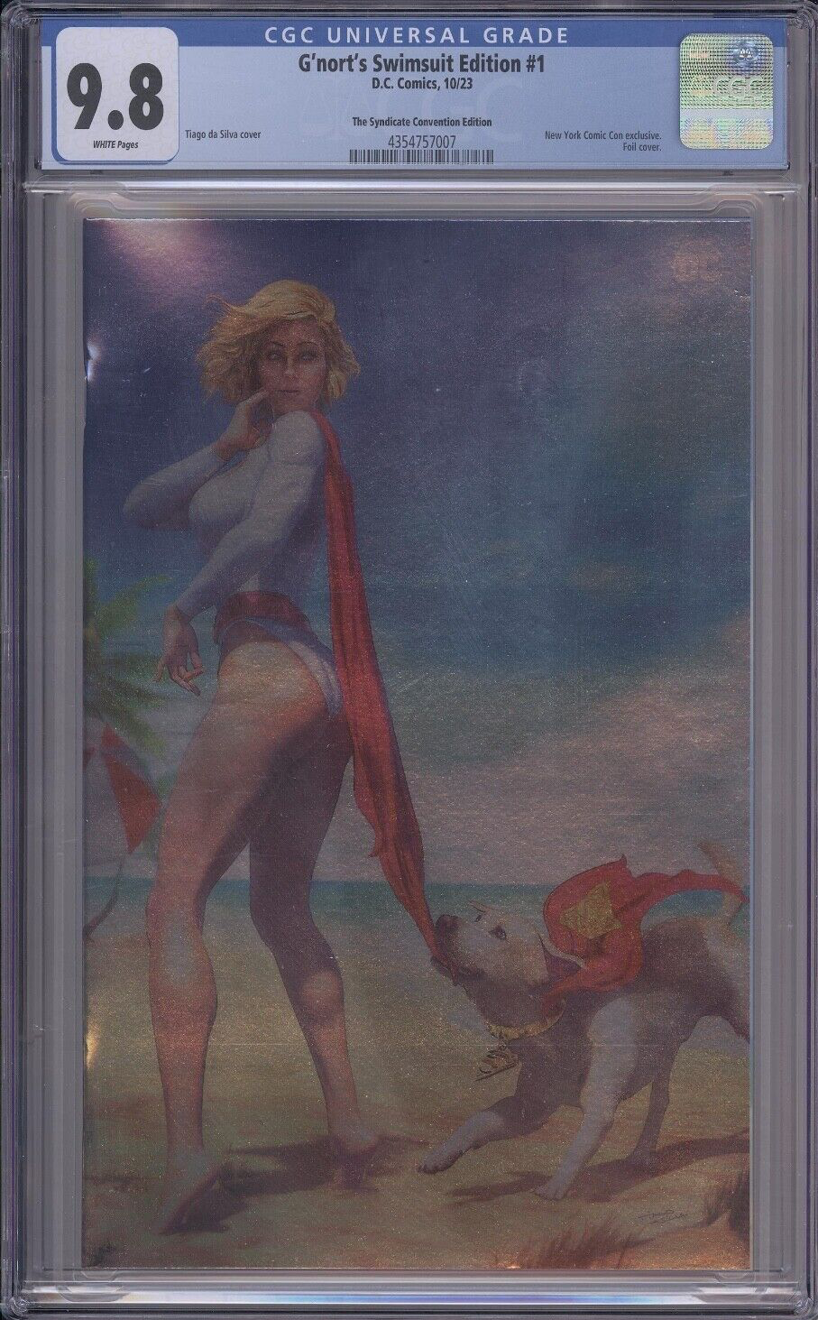 G'nort's Swimsuit Edition #1 - CGC 9.8 -NYCC Exclusive Foil Tiago da Silva(2023)