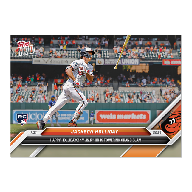 Jackson Holliday - 2024 MLB TOPPS NOW Card 498 RC Rookie PRESALE