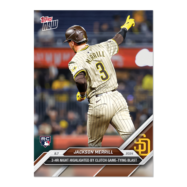 "PRE-SALE" Jackson Merrill - 2024 MLB TOPPS NOW Card 530 "PRESALE"