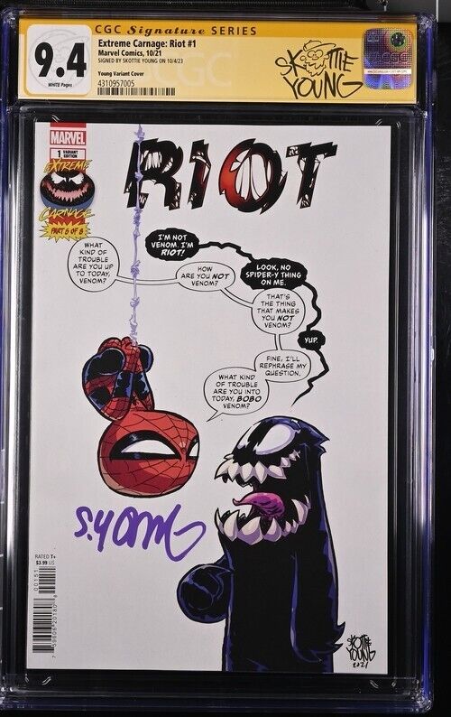 Extreme Carnage: Riot 1 SIGNED BY SKOTTIE YOUNG (2023)