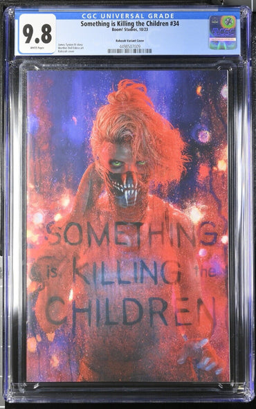 Something is Killing the Children #34 Rahzzah Variant Cover CGC 9.8 (2023)