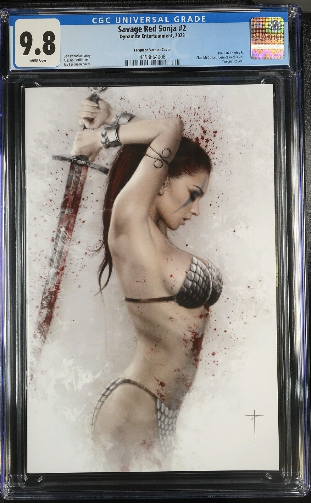 Savage Red Sonja #2 Ferguson Variant Cover CGC 9.8 (2023)