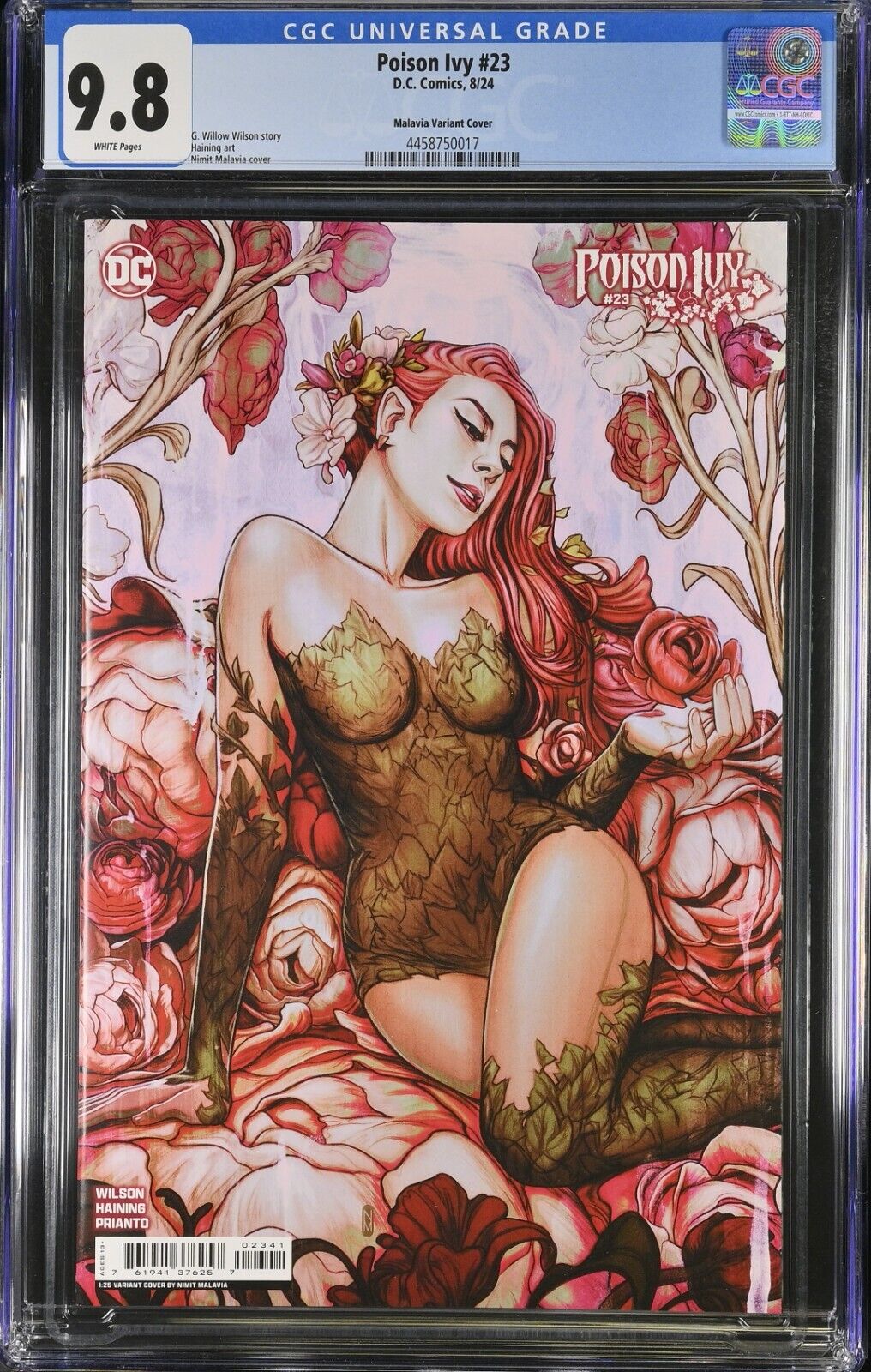 Poison Ivy #23 Malavia Variant Cover CGC 9.8 (2024)