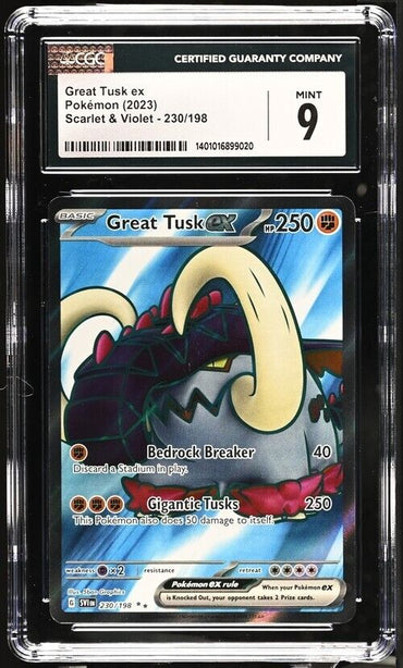 Pokemon Great Tusk ex 230/198 Scarlet & Violet - SV1EN English 9 (2023)