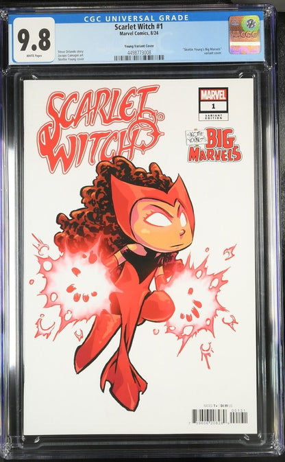 Scarlet Witch #1 Young Variant Cover CGC 9.8 (2024)