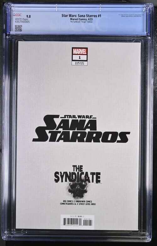 Star Wars: Sana Starros #1 Okazaki Virgin Variant CGC 9.8 (2023)