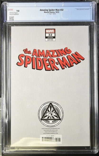 Amazing Spider-Man #32 Li ""Virgin"" Edition CGC 9.8 (2023)