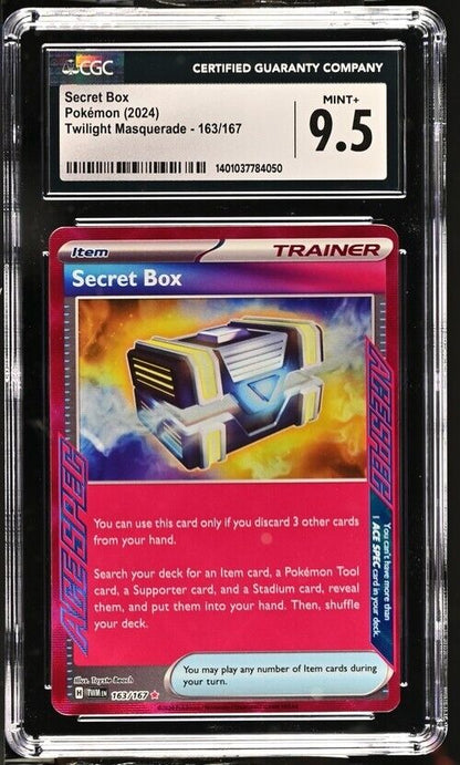 Pokemon Secret Box 163/167 Twilight Masquerade - TWM EN English Mint+ 9.5 (2024)