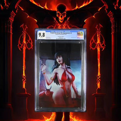 Vampirella Versus The Superpowers #2	 The 616 Comics Edition C CGC 9.8 (2023)