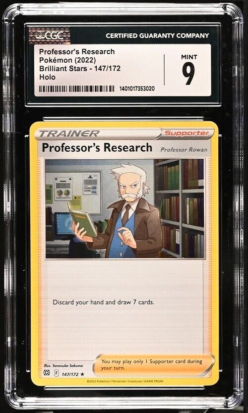 Pokemon Professor's Research 147/172 Brilliant Stars English 9 (2022)