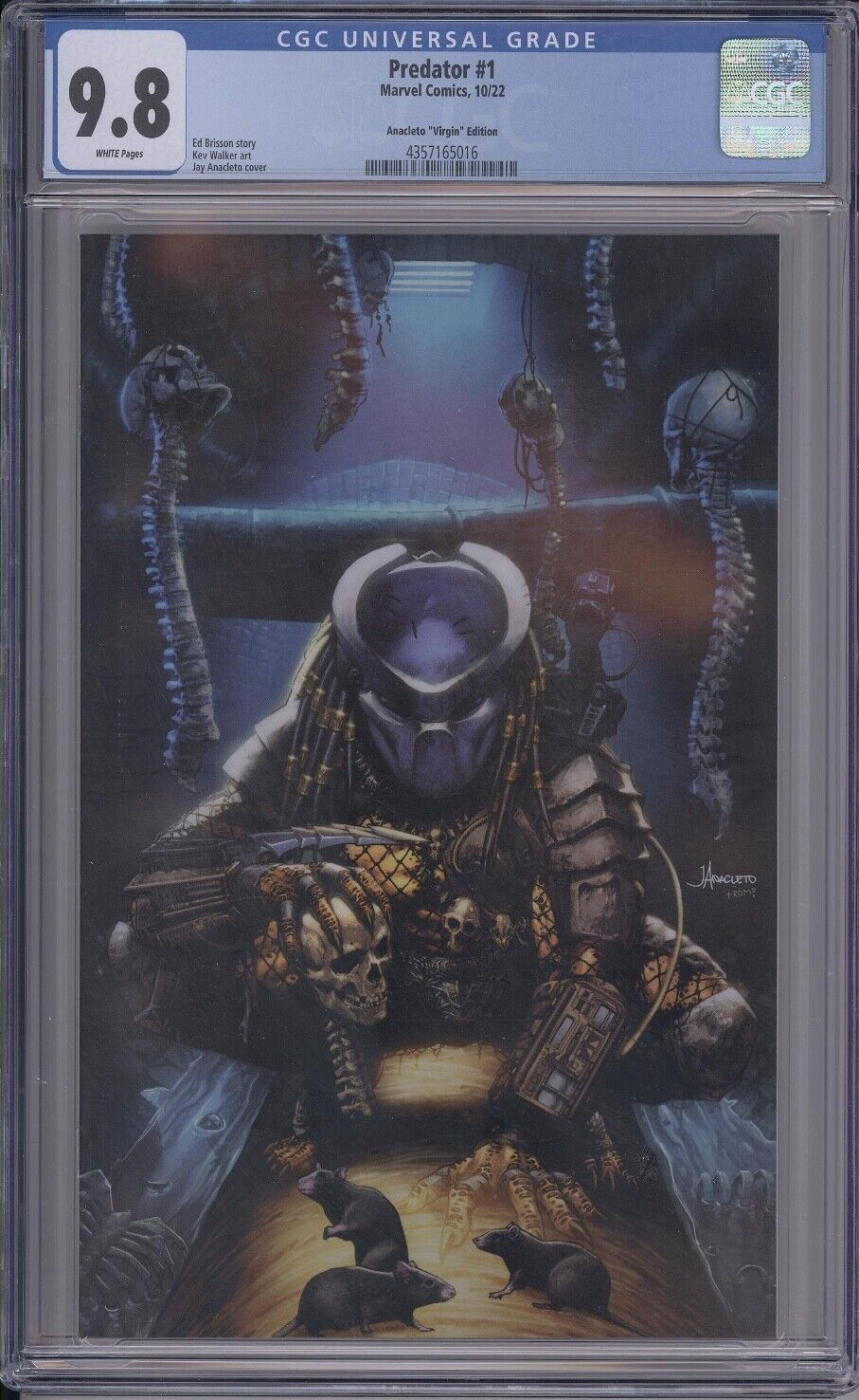 Predator #1 - CGC 9.8 - Anacleto Virgin Variant