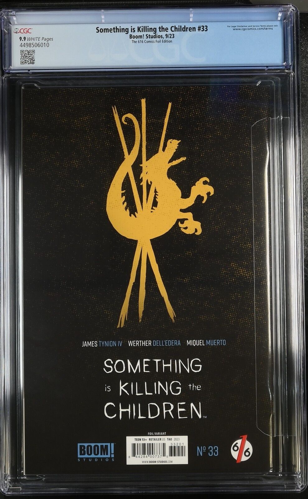 Something is Killing the Children #33 The 616 Comics Foil Edition CGC 9.9 (2023)