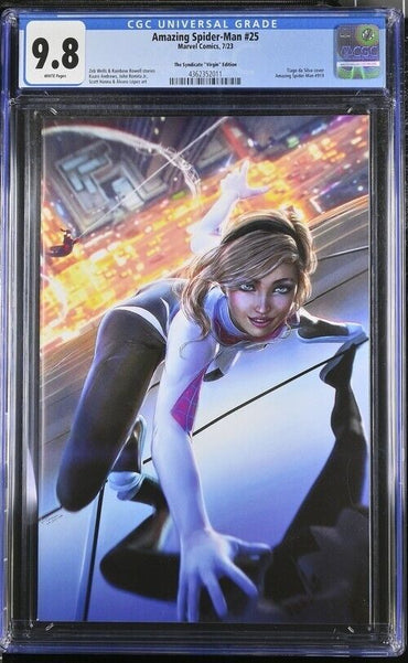 Amazing Spider-Man #25 - CGC 9.8 - Tiago da Silva Syndicate Virgin Edition