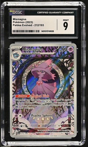 Pokemon Mismagius 212/193 Paldea Evolved - PAL EN English 9 (2023)