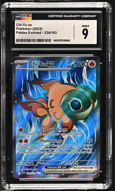 Pokemon Chi-Yu ex 234/193 Paldea Evolved - PAL EN  English 9 (2023)