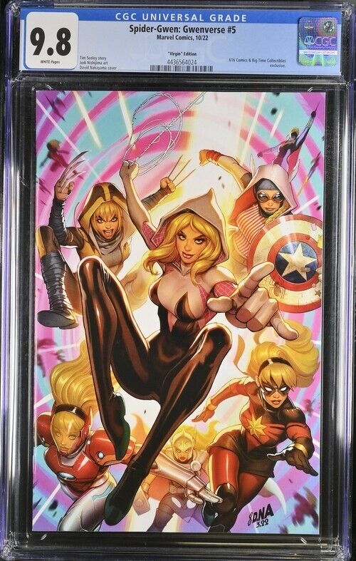 Spider-Gwen: Gwenverse #5 "Virgin" Edition CGC 9.8 (2022)