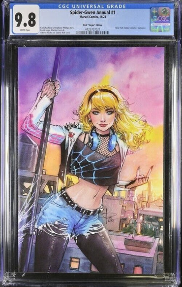 Spider-Gwen Annual #1 Rich ""Virgin"" Edition CGC 9.8 (2023)