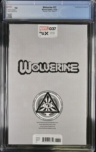 Wolverine #37 Nakayama ""Virgin"" Edition A CGC 9.8 (2023)