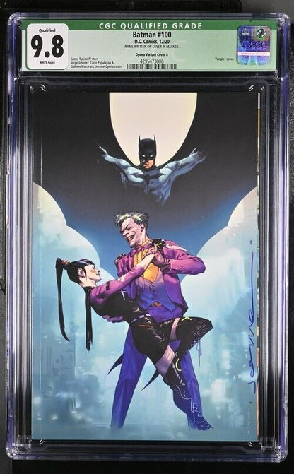 D.C Comics Batman #100 Opena Variant Cover B CGC 9.8 (2020)