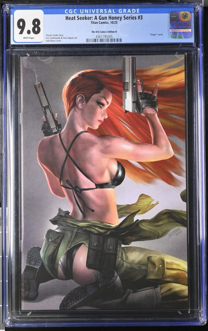 Heat Seeker: A Gun Honey Series #3 Burns 616 Comics Virgin Edition B CGC 9.8