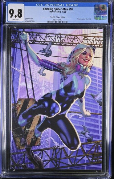 Amazing Spider-Man #10 Anacleto Exclusive Virgin Variant CGC 9.8 (2022)