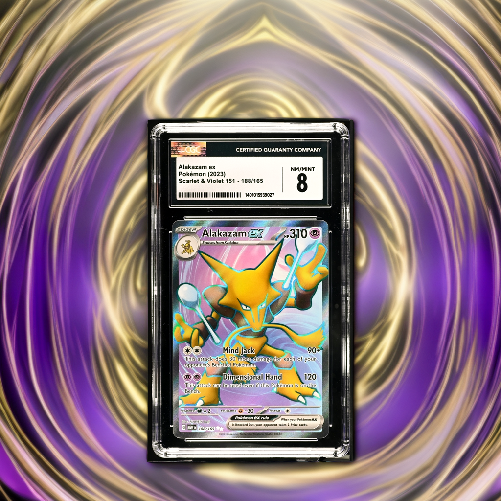 Pokemon Alakazam ex 188/165 Scarlet & Violet 151 - MEW EN English 8 (2023)