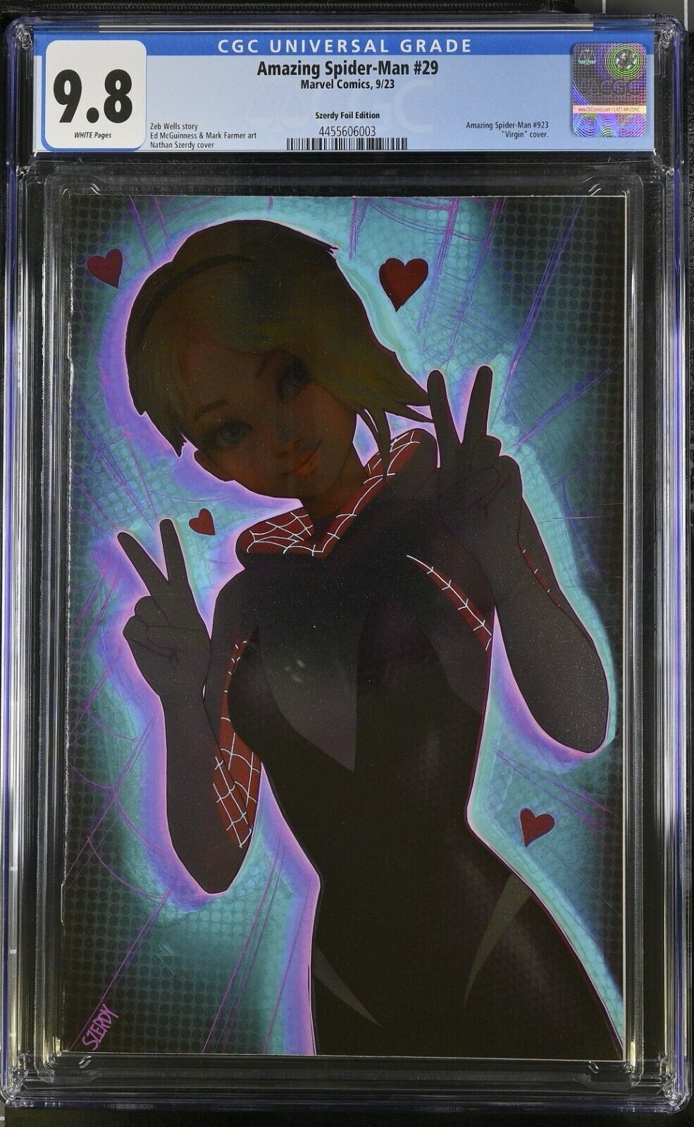 Amazing Spider-Man #29 Szerdy Foil Edition CGC 9.8 (2023)