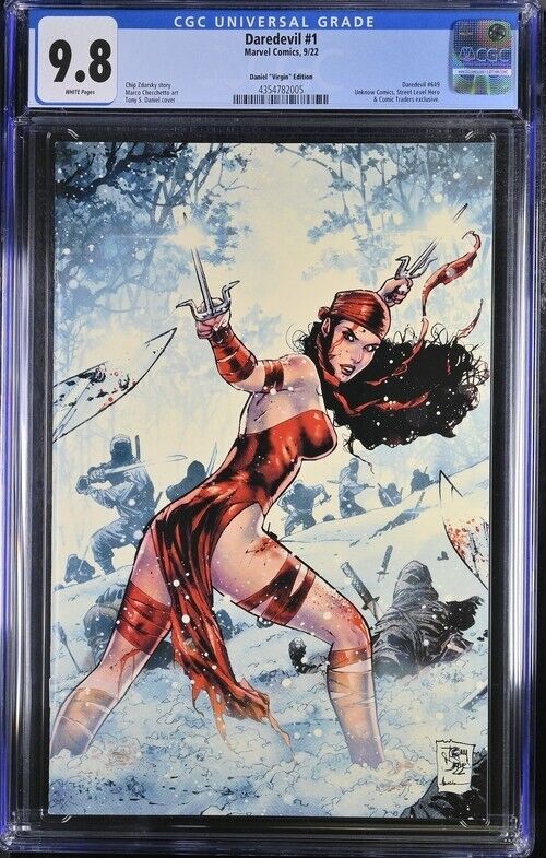 Daredevil #1 - CGC 9.8 - Daniel Virgin Edition (2022)