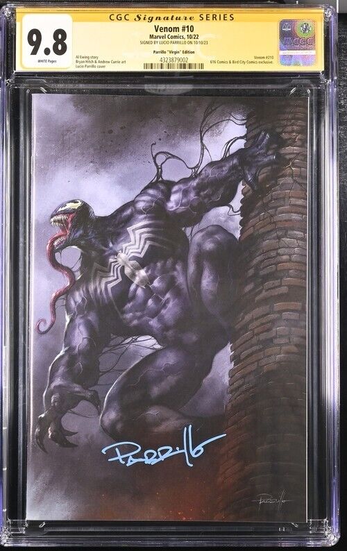 Venom #10 Signed by Lucio Parrillo CGC 9.8 Signature Series