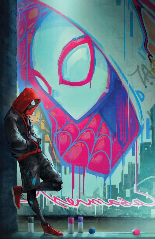 Miles Morales Spider-Man 3 Ivan Tao Graffiti 616 Virgin Variant