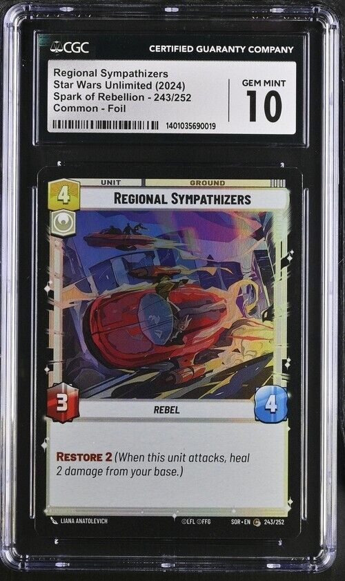 Star Wars Regional Sympathizers 243/252 Spark of Rebellion English C Foil (2024)