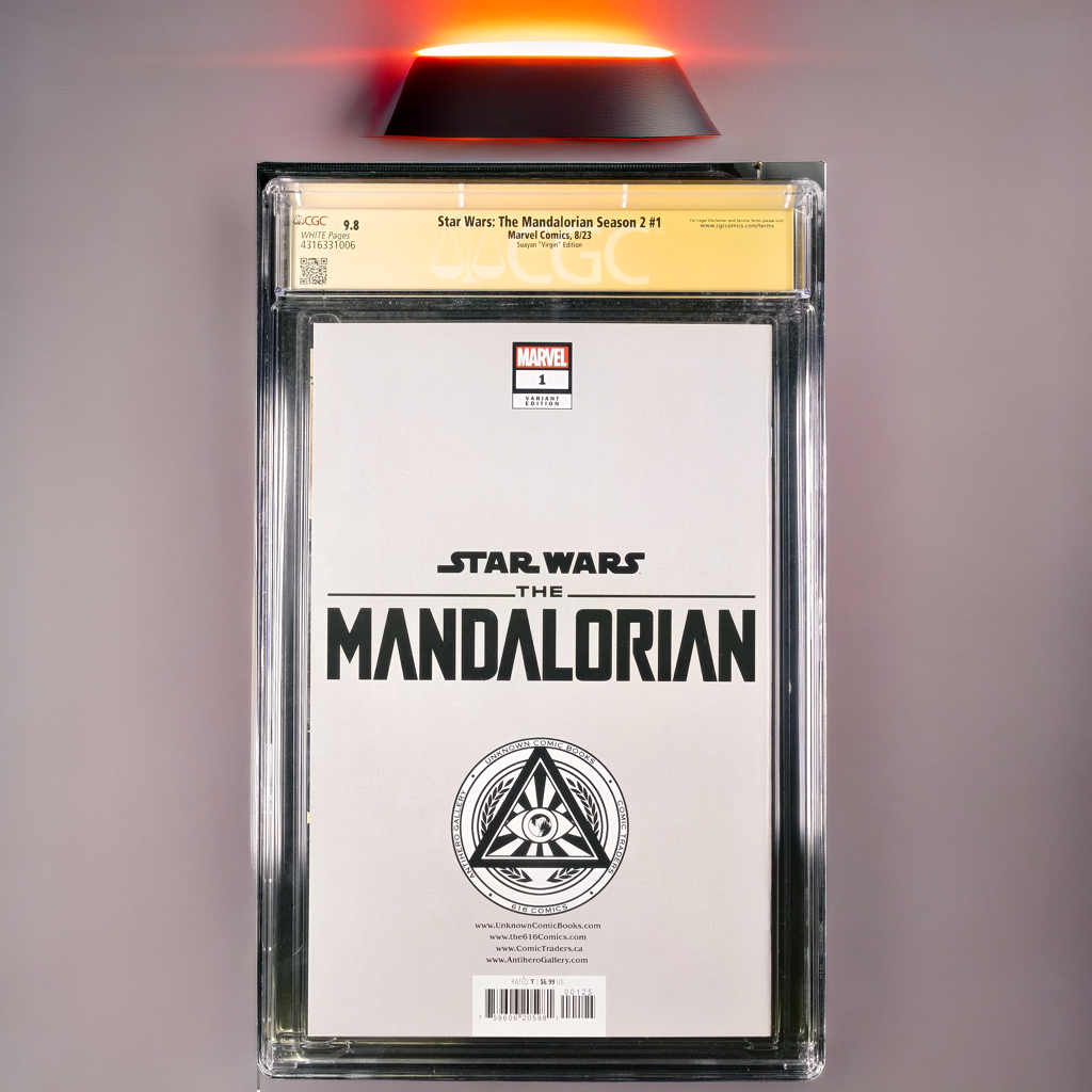 Star Wars: The Mandalorian Season 2 Suayan ""Virgin"" Edition AUTO & SKETCH 9.8